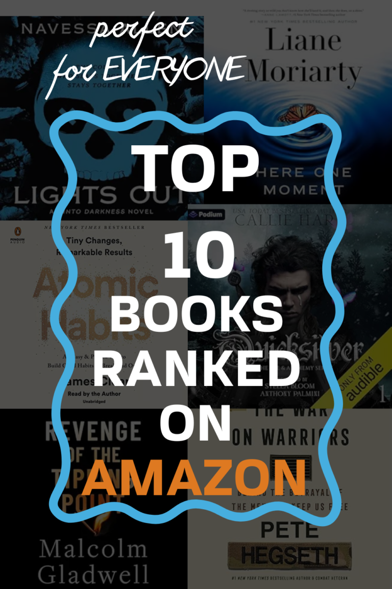 Top 10 Audiobooks ranked on Amazon Audible.