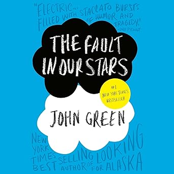 The Fault in Our Stars Audiobook Cover - A Love Story about Cancer and Life