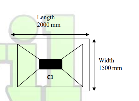 Bar Bending Schedule for Isolated footing